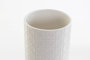 DKD Home Decor Jarrón de Cerámica Blanco OUTING 10x10x22 cm