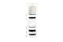 DKD Home Decor Portavelas Moderno Negro Cristal 6x6x16 cm