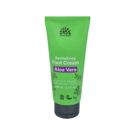 Urtekram Crema de Pies Aloe Vera 100ml - Eco Vegan, Cuidado Pies Secos, Con Manteca de Karité y Hexapeptide-11