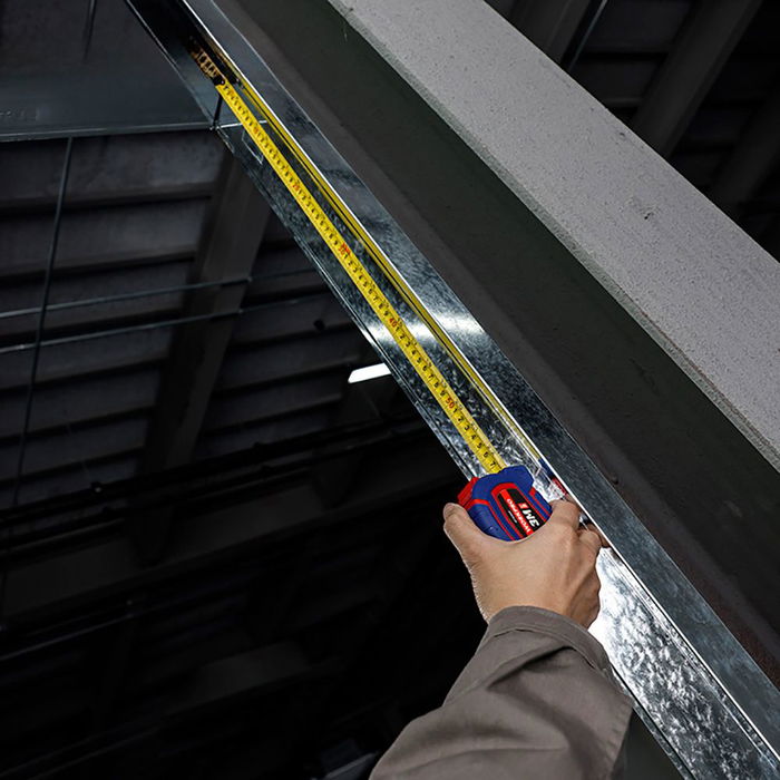 Workpro Flexómetro 3m x 16mm con Escalas Métricas e Imperiales, Hoja Revestida de Nylon y Bloqueo Workpro Flexómetro 3m x 16mm con Escalas Métricas e Imperiales, Hoja Revestida de Nylon y Bloqueo