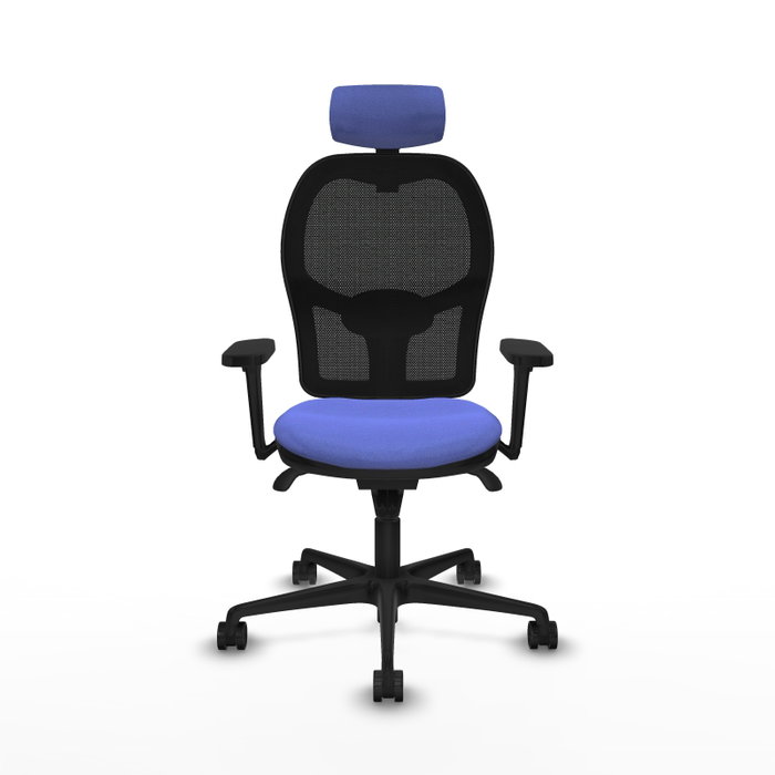 PIQUERAS Y CRESPO Silla de oficina Jorquera Azul claro y Negro