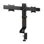 Kensington K55513WW Soporte para 2 Monitores hasta 68,6 cm (27") SmartFit Brazo Dual de Escritorio Negro, Ajustable, Ahorro de Espacio