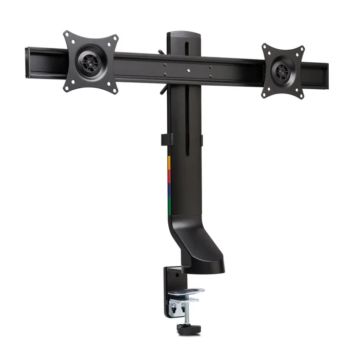 Kensington K55513WW Soporte para 2 Monitores hasta 68,6 cm (27") SmartFit Brazo Dual de Escritorio Negro, Ajustable, Ahorro de Espacio