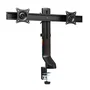 Kensington K55513WW Soporte para 2 Monitores hasta 68,6 cm (27") SmartFit Brazo Dual de Escritorio Negro, Ajustable, Ahorro de Espacio