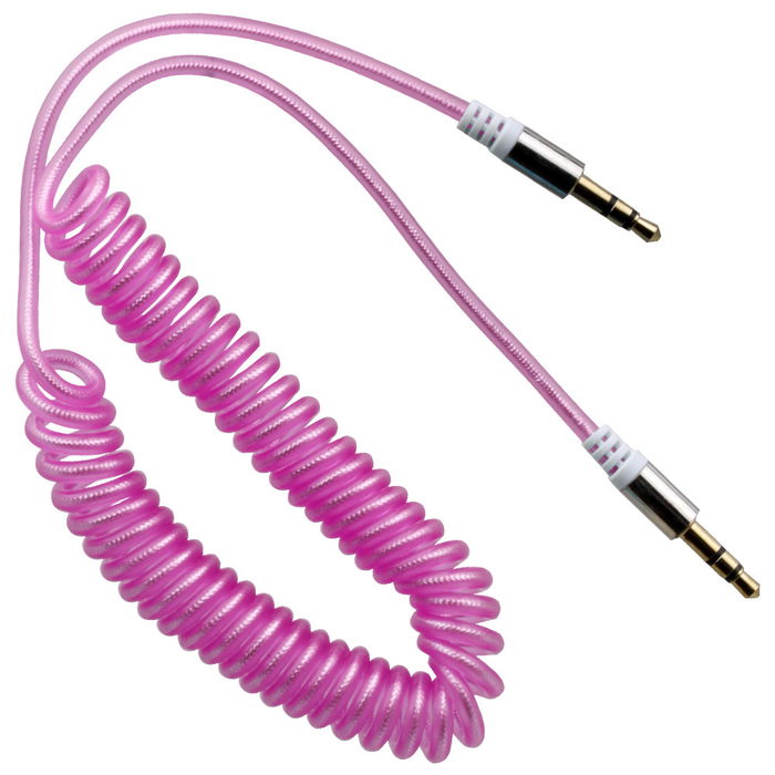 Be Mix Cable Audio Jack 3.5 Doble Clavija Colores Surtidos 40-150 cm
