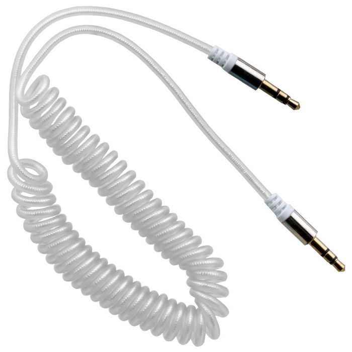 Be Mix Cable Audio Jack 3.5 Doble Clavija Colores Surtidos 40-150 cm