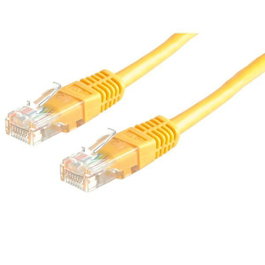 Value Patchkabel Cat.6 Clase E UTP Amarillo 5m