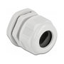 DeLOCK Prensaestopas PG21 para cable plano, Gris, 2 piezas