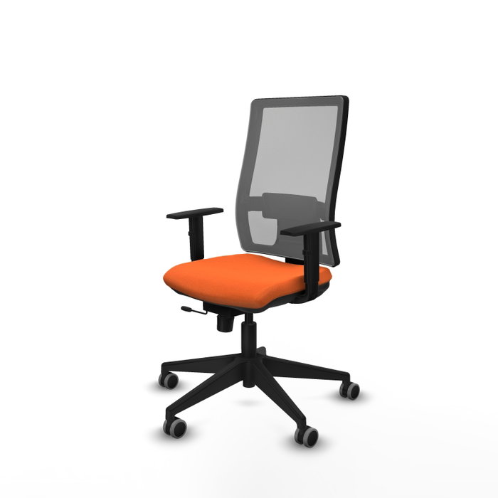 PIQUERAS Y CRESPO Silla de oficina Horna Naranja y Gris PIQUERAS Y CRESPO Silla de oficina Horna Naranja y Gris