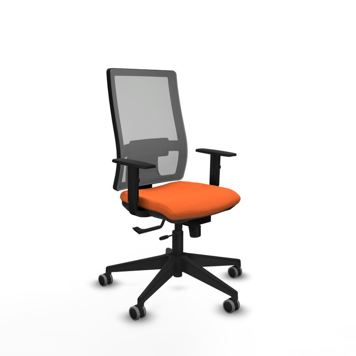 PIQUERAS Y CRESPO Silla de oficina Horna Naranja y Gris PIQUERAS Y CRESPO Silla de oficina Horna Naranja y Gris
