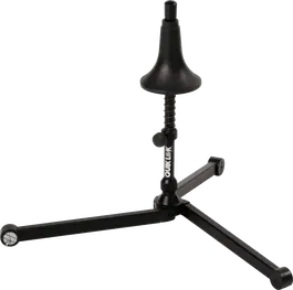 Quiklok Soporte para Corneta/Trompeta Negro, Acero Plegable, Altura Regulable