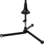 Quiklok Soporte para Corneta/Trompeta Negro, Acero Plegable, Altura Regulable