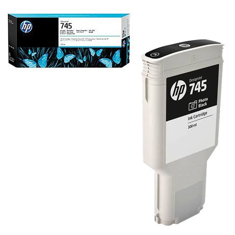 HP Cartucho de tinta DesignJet 745 Negro Fotográfico 300 ml HP Cartucho de tinta DesignJet 745 Negro Fotográfico 300 ml