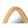 DKD Home Decor Espejo Scandi Natural Ratán Cristal 4 x 80 x 60 cm