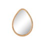 DKD Home Decor Espejo Scandi Natural Ratán Cristal 4 x 80 x 60 cm