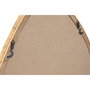 DKD Home Decor Espejo Scandi Natural Ratán Cristal 4 x 80 x 60 cm