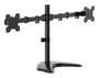 Aisens Soporte de Mesa con Peana Eco para 2 Monitores/TV de 17-32 Pulgadas, Negro