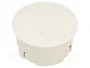 PLASTROL Caja de instalación de 89mm con tapa