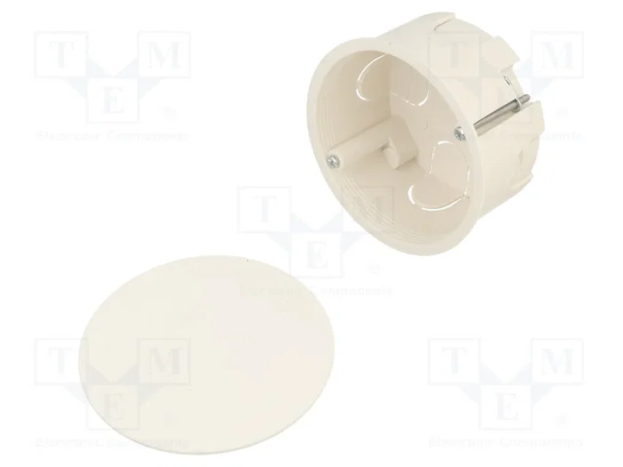 PLASTROL Caja de instalación de 89mm con tapa
