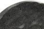 DKD Home Decor Plato de Gres Esmaltado Negro Símil Piedra 22x20,5x4 cm