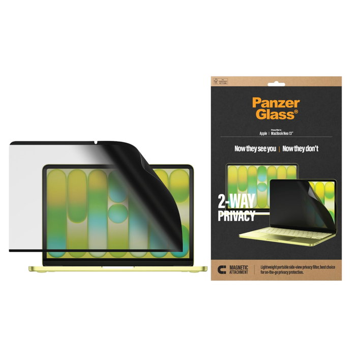PanzerGlass Apple MacBook Neo 13' Magn. 2-way Privacy PET