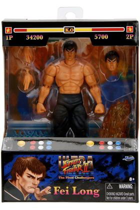 Jada Toys Ultra Street Fighter II: The Final Challengers Figura 1/12 Fei-Long 15 cm