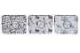 DKD Home Decor Funda para iPad Poliéster y Algodón Wild&free Tropical Surtido de 3