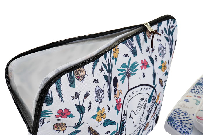 DKD Home Decor Funda para iPad Poliéster y Algodón Wild&free Tropical Surtido de 3 DKD Home Decor Funda para iPad Poliéster y Algodón Wild&free Tropical Surtido de 3