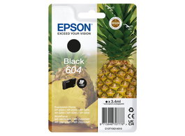 Epson Tinta Original Negro 604 C13T00G14010 XL 3.4ml Alta Capacidad para Expression Home XP-2200 XP-2205 XP-3200 XP-3205