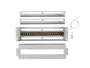 Lanberg AK-VDP103-S Panel de distribución de tensión 19 pol 3U con rail DIN TS-35 Gris