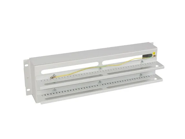 Lanberg AK-VDP103-S Panel de distribución de tensión 19 pol 3U con rail DIN TS-35 Gris Lanberg AK-VDP103-S Panel de distribución de tensión 19 pol 3U con rail DIN TS-35 Gris
