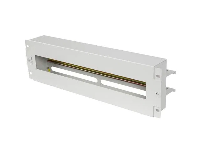 Lanberg AK-VDP103-S Panel Armario de Distribución de Tensión 19" 4U Rack Gris con Rail DIN TS-35, de Acero