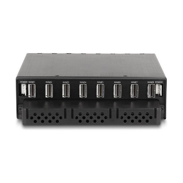 DeLOCK Rack móvil 5.25″ para 8 x SSD M.2 NVMe con Slim SAS SFF-8654