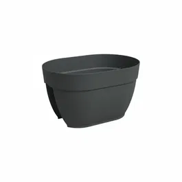 Artevasi 5600442850857 Jardinera CAPRI CAMPANA para Balcón 40 cm Antracita