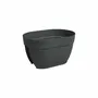 Artevasi 5600442850857 Jardinera CAPRI CAMPANA para Balcón 40 cm Antracita