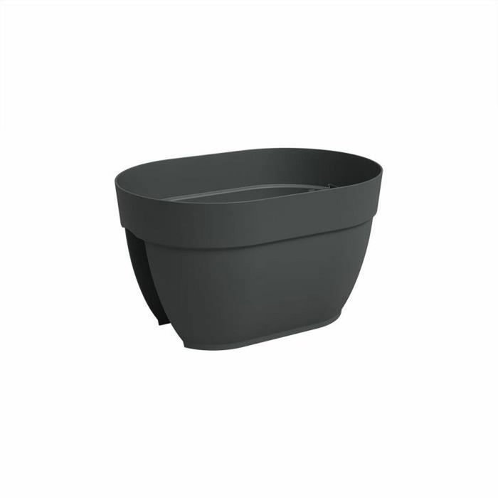 Artevasi Jardinera Capri Campana para Balcón 40 cm Antracita Artevasi Jardinera Capri Campana para Balcón 40 cm Antracita