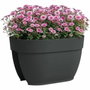 Artevasi Jardinera Capri Campana para Balcón 40 cm Antracita