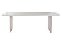 DKD Home Decor Mesa Comedor 100 x 76 x 218 cm Mango Blanco