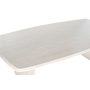 DKD Home Decor Mesa de Comedor Mango 218x100x76 Blanco