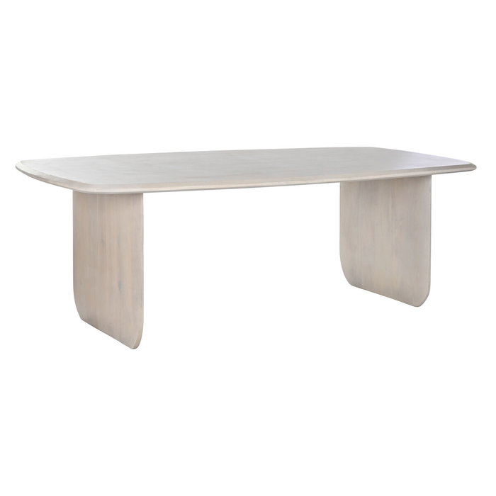 DKD Home Decor Mesa de Comedor Mango 218x100x76 Blanco