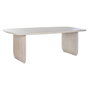DKD Home Decor Mesa de Comedor Mango 218x100x76 Blanco
