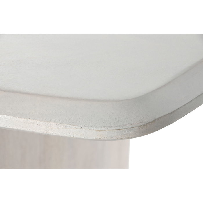 DKD Home Decor Mesa de Comedor Mango 218x100x76 Blanco