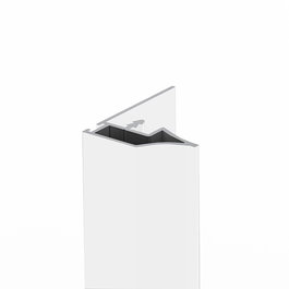 Trentadue Perfil Tirador Ateneo SP16 para Muebles, Aluminio, 2.45 m, Acabado Blanco Mate, Herrajes Alk