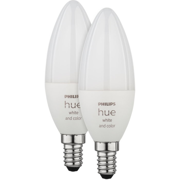 Philips Hue E14 RGBW Vela 2-Pack