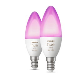 Philips Hue E14 RGBW Vela 2-Pack