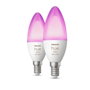 Philips Hue E14 RGBW Vela 2-Pack