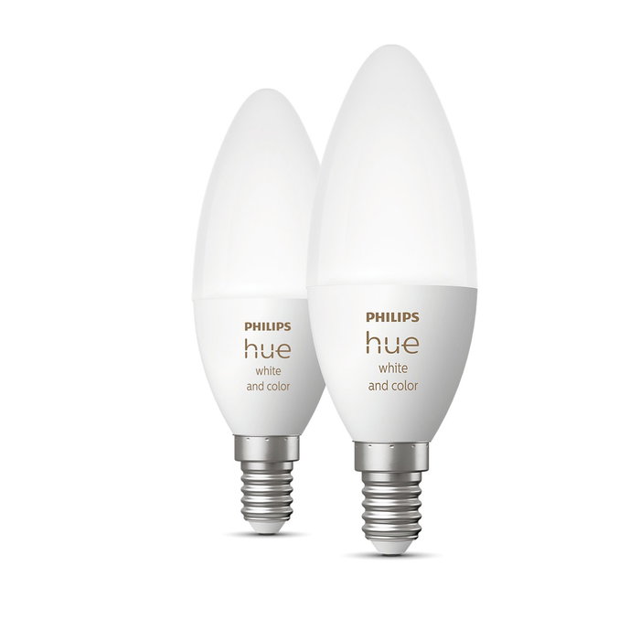 Philips Hue E14 RGBW Vela 2-Pack