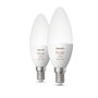Philips Hue E14 RGBW Vela 2-Pack