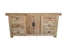 DKD Home Decor Buffet de Madera Natural 180x45x85