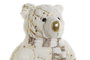DKD Home Decor Peluche Navidad Oso Polar Blanco Dorado Poliester Ps 27 x 47 x 25 cm (2 Unidades)